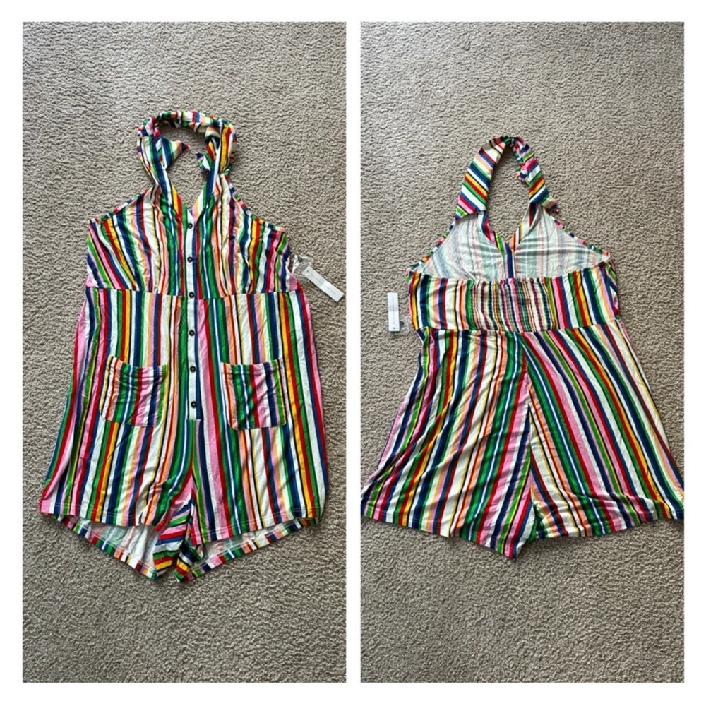 ModCloth rainbow romper - Picture 2 of 7